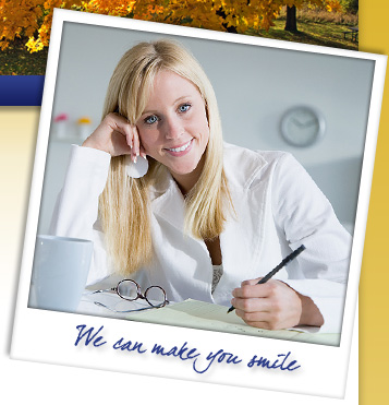 photo of woman doing paper work