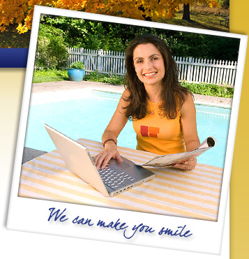 photo of woman working on laptop