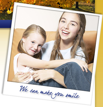 photo of two sisters sitting on couch